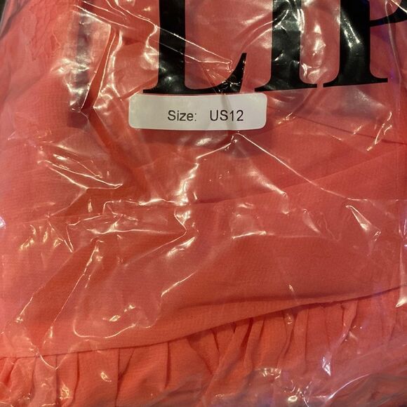 Woman’s A-Line V-Neck Chiffon Prom Bridesmaid or Formal Dress Size 12 NWT - Picture 11 of 12